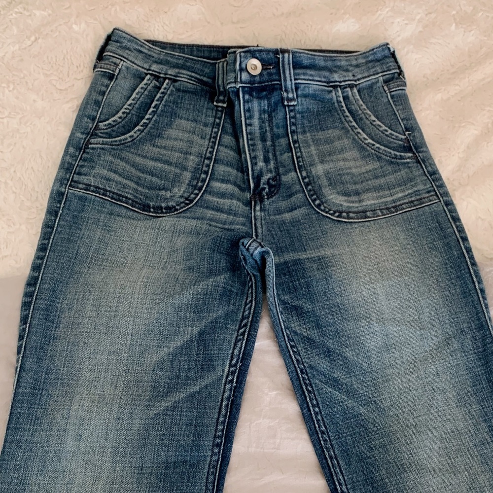 High Waisted Abercrombie and Fitch Flare Jeans!!